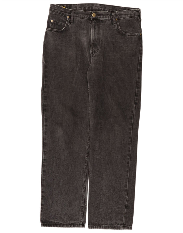 Lee Vaqueros Rectos Brooklyn Para Hombre W34 L30 Algodón Gris