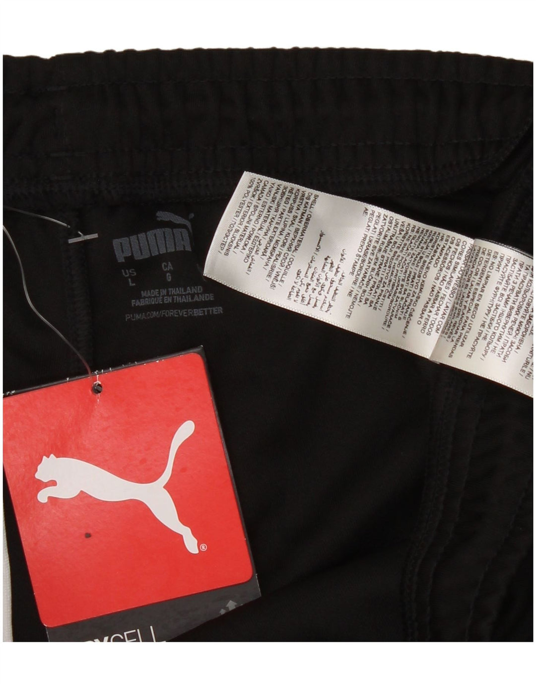 Puma Pantalones De Chándal Para Hombre Joggers Large Negro Poliéster