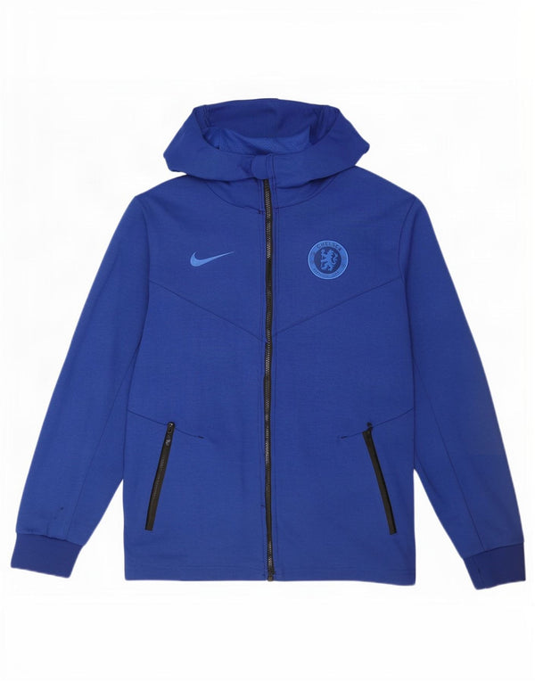 Nike Chelsea FC Sudadera con capucha y cremallera para hombre XL Azul Poliéster Deportes
