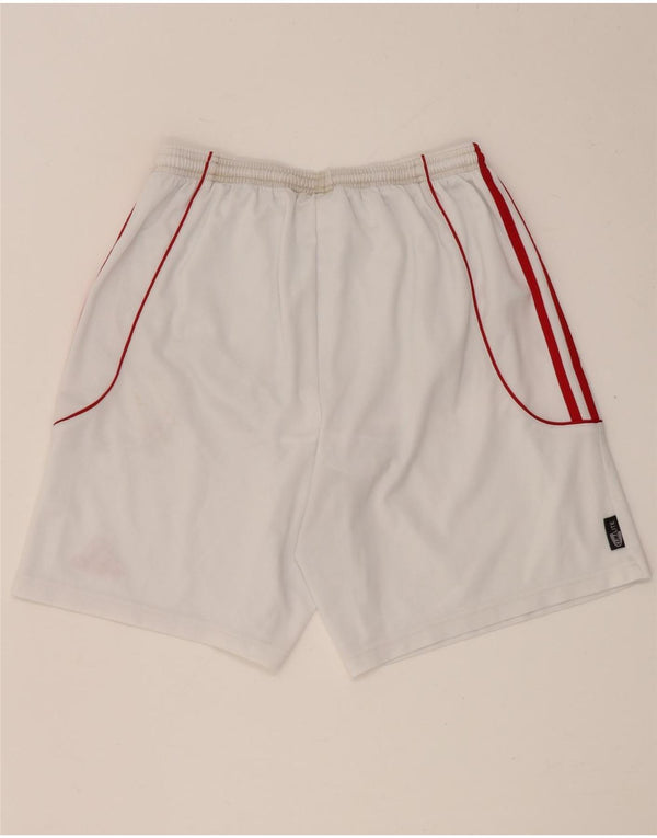 Adidas Mens Climalite Sport Shorts Grande Blanco Poliéster