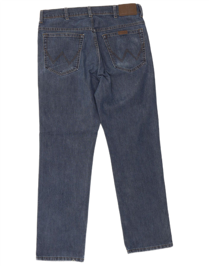 Vaqueros Wrangler Hombre Rectos W32 L30 Azul