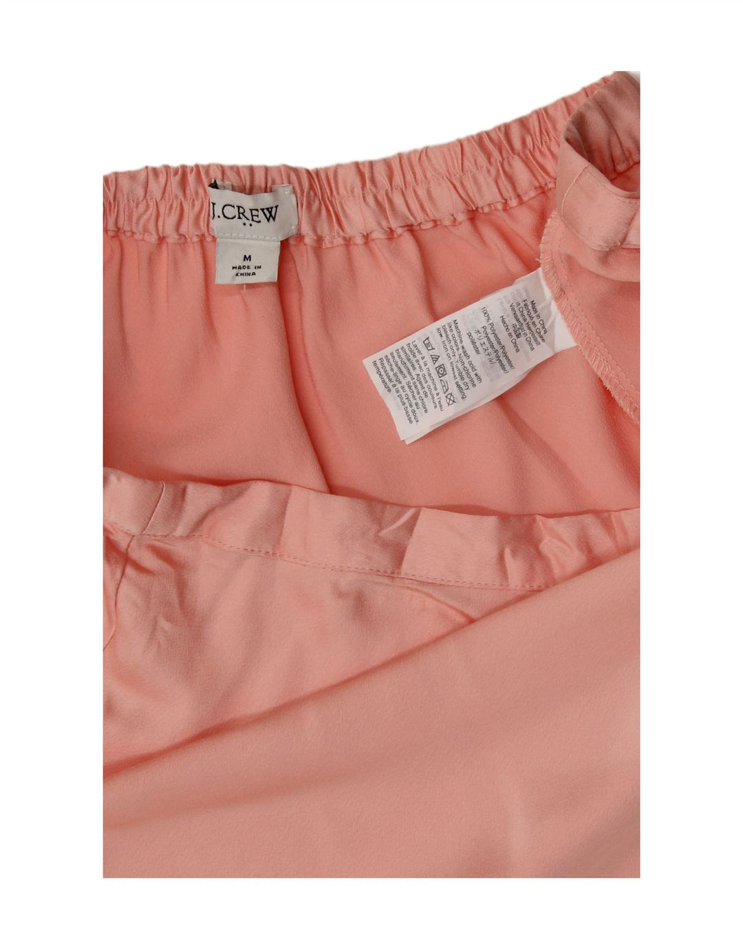 J. CREW Falda acampanada para mujer mediana W30 poliéster rosa