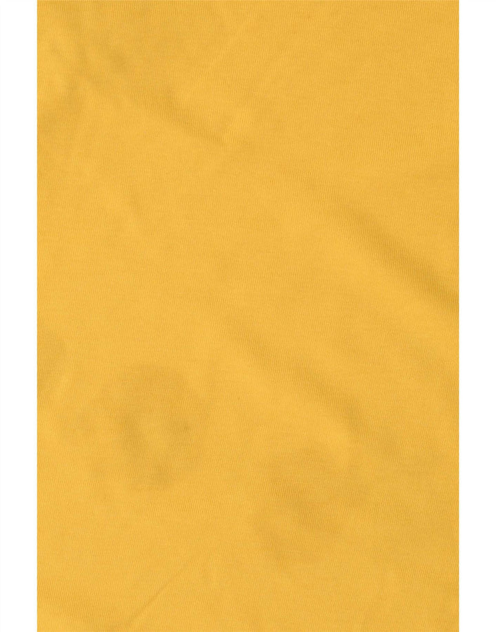 Nautica Top gráfico para hombre manga larga algodón amarillo pequeño