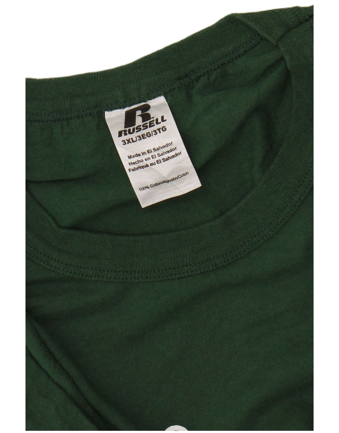 RUSSELL ATHLETIC Camiseta gráfica para hombre Top 3XL Verde