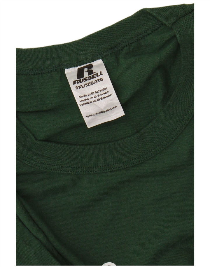 RUSSELL ATHLETIC Camiseta gráfica para hombre Top 3XL Verde