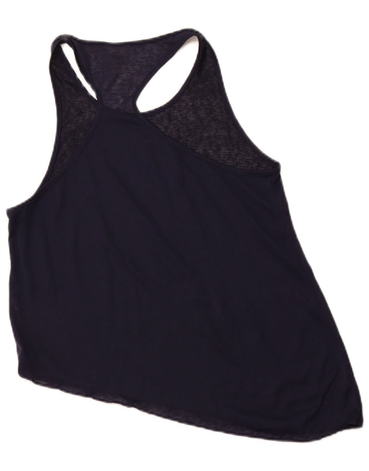 PUMA Camiseta sin mangas para mujer UK 12 Medium Azul marino