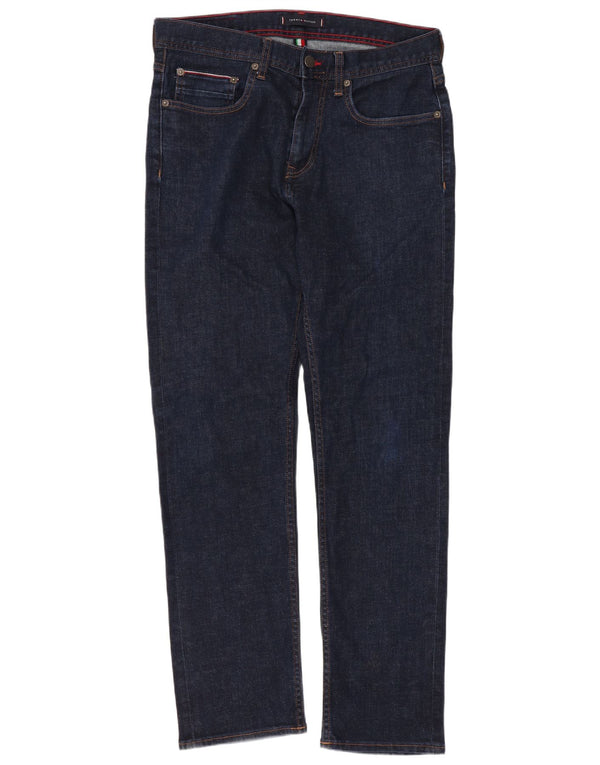 Tommy Hilfiger Vaqueros rectos Denton para hombre W32 L30 Algodón azul marino