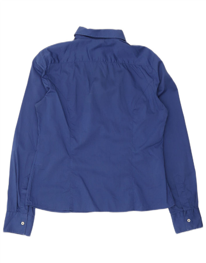 Camisa Fay para mujer UK 46 Large Blue Cotton