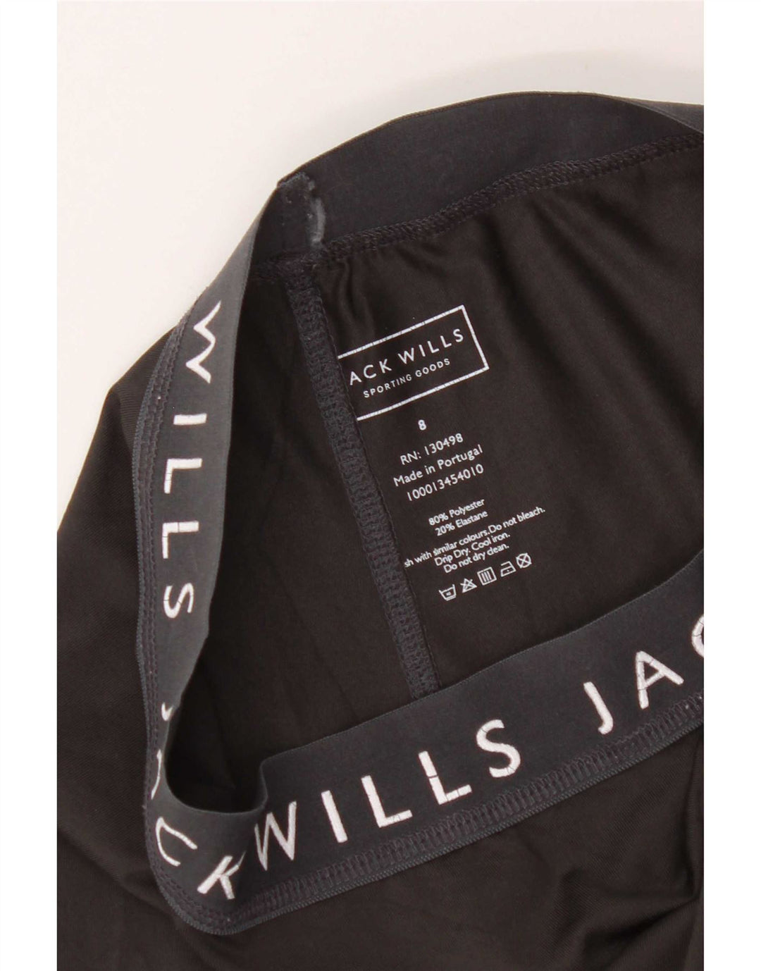 Jack Wills Leggings gráficos para mujer UK 8 Small Poliéster negro