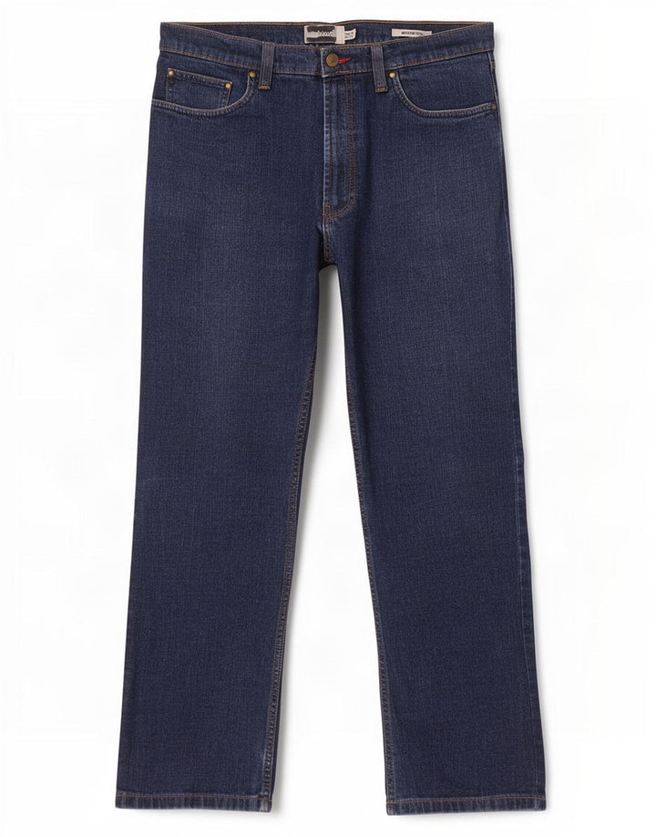 Marks & Spencer Vaqueros rectos para hombre W36 L31 Algodón azul marino