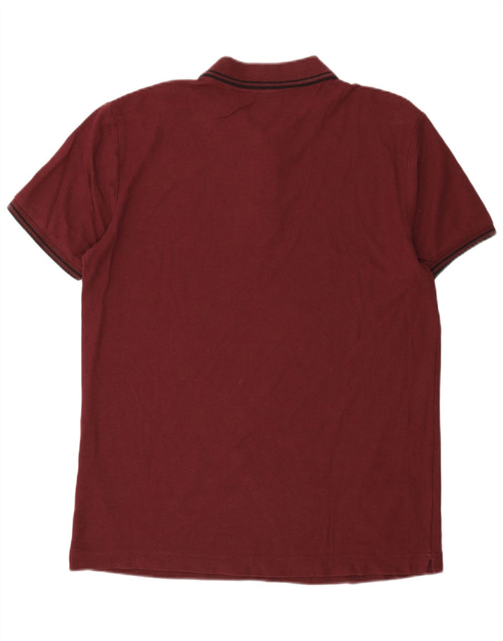 Lotto - Polo para hombre, talla grande, color burdeos