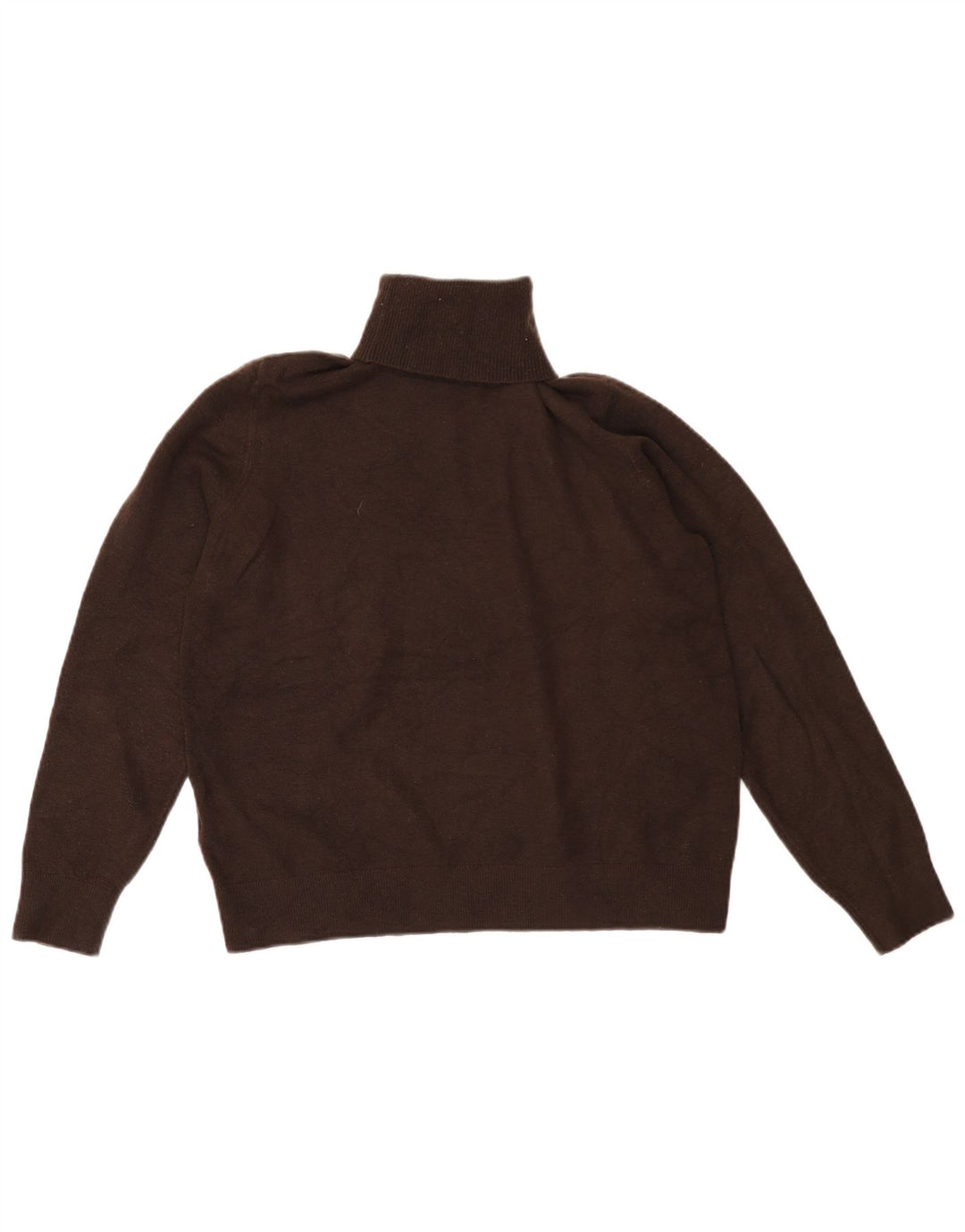 Marks & Spencer Suéter tipo jersey con cuello vuelto para mujer UK 44 Marrón medio