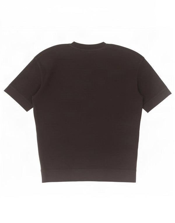 Zara Hombre Camiseta Top XL Algodón Negro