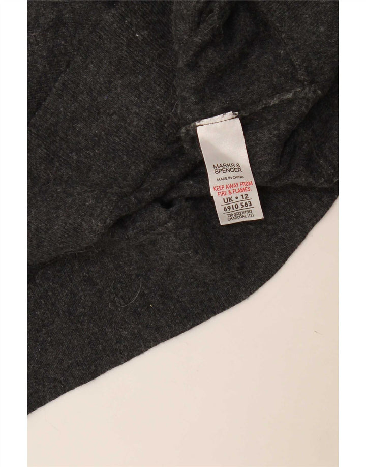 Marks & Spencer Top para mujer manga 3/4 UK 42 Viscosa gris medio