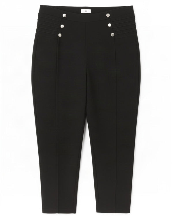 Zara Mujer Pantalones Cortos XL W32 L24 Negro