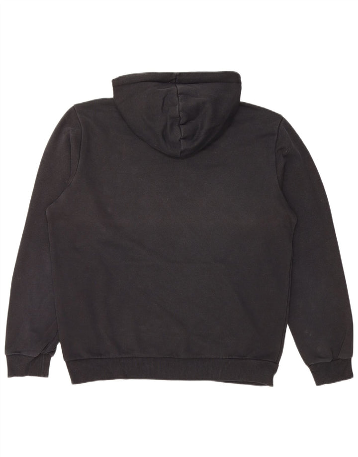 PUMA Jersey con capucha gráfica para hombre Algodón negro mediano