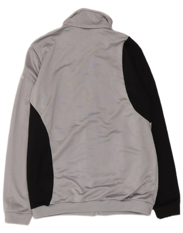 ADIDAS Chaqueta de chándal para niño 13-14 años Gris Poliéster color block