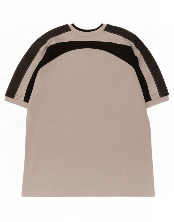 Asics - Camiseta para hombre, talla grande, color gris, algodón