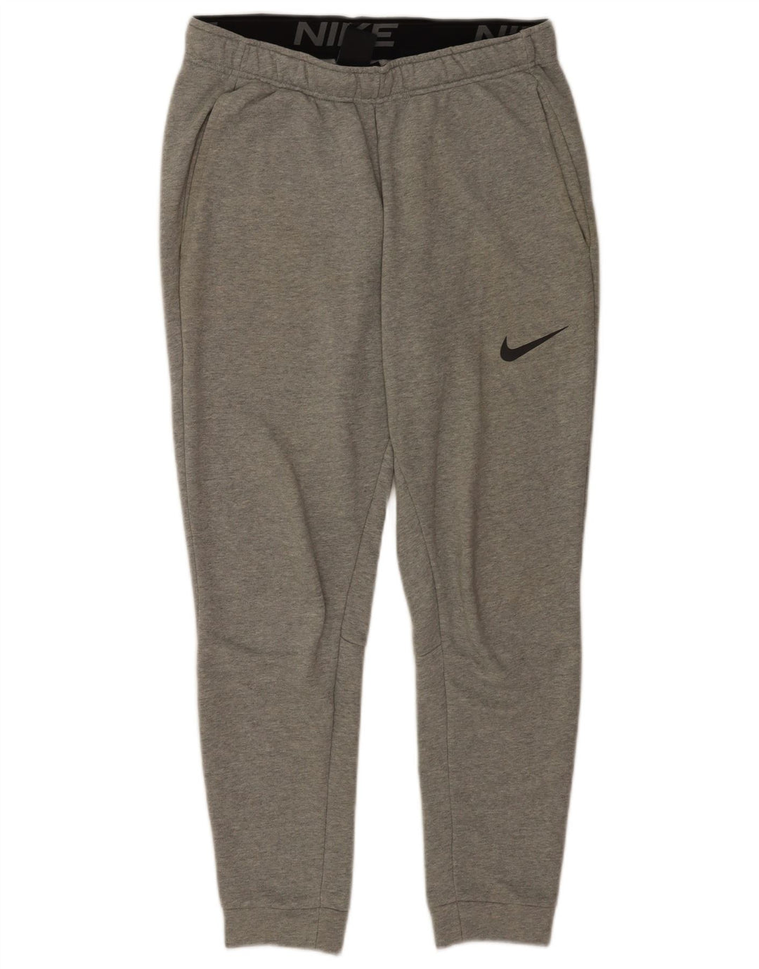 Nike Hombre Dri Fit Standard Chándal Pantalones Joggers Algodón Gris Medio