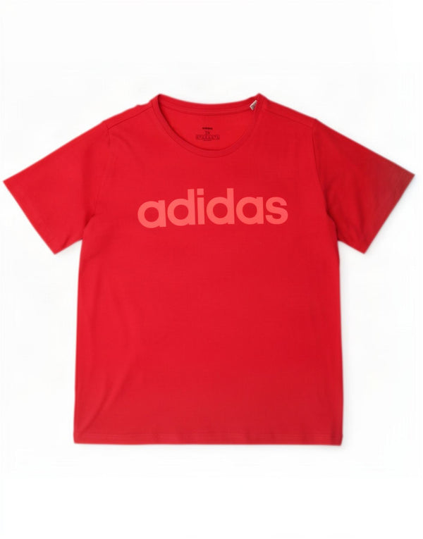 Adidas Camiseta gráfica para mujer Top UK 28/30 3XL Rosa
