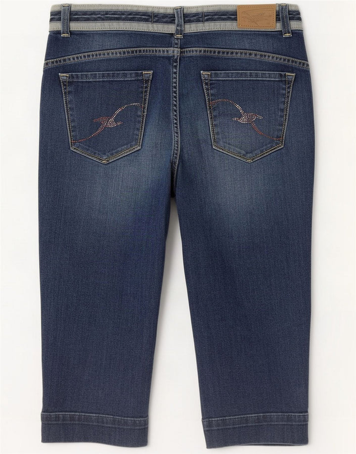 Trussardi Bermudas vaqueras para mujer Large W32 Blue