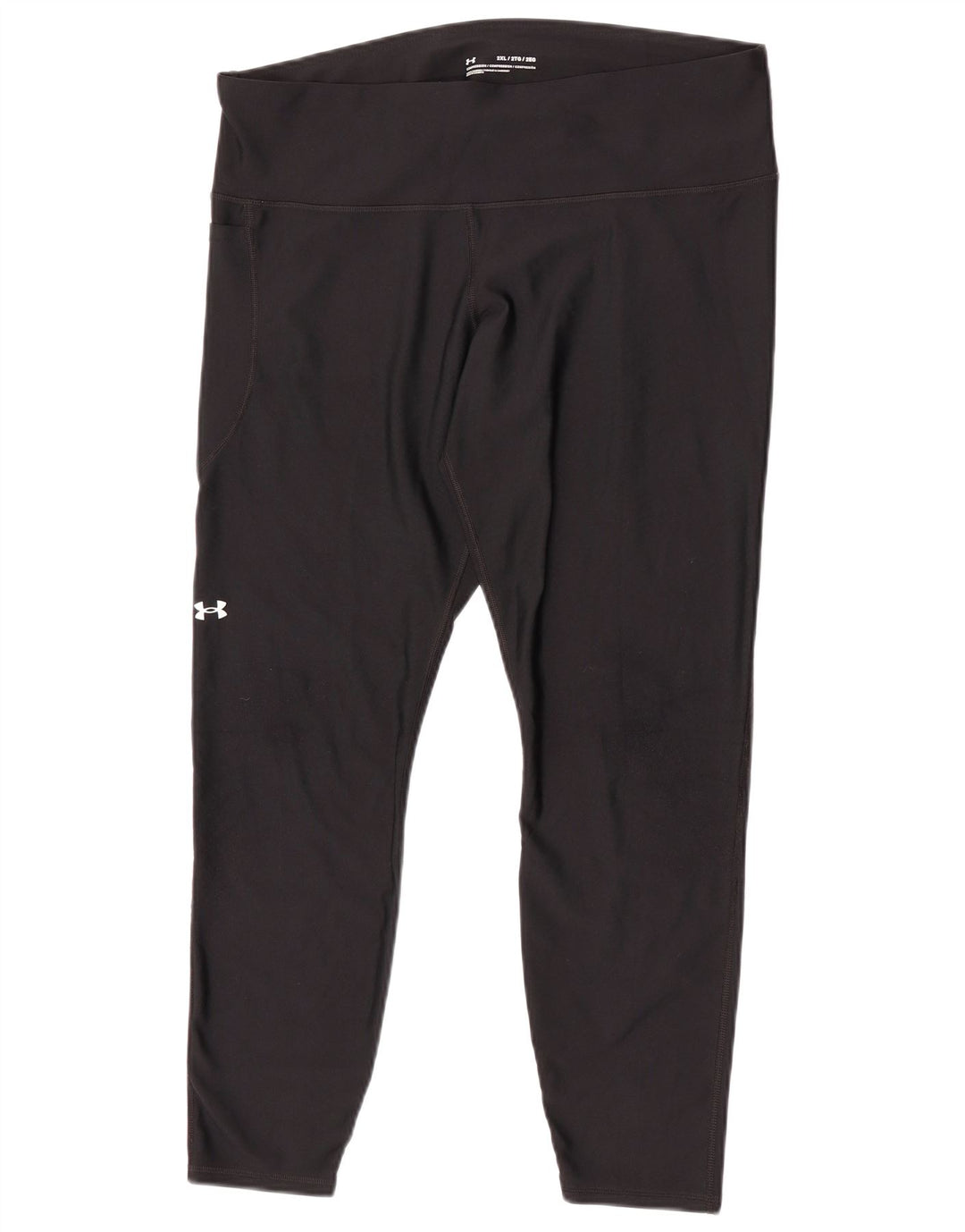Under Armour Leggings capri para mujer UK 20 2XL Poliéster negro
