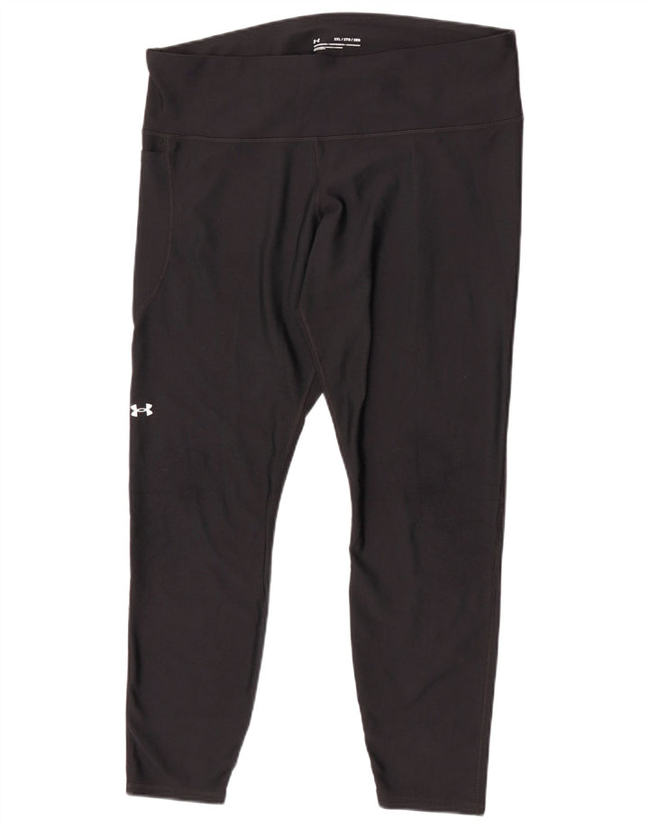 Under Armour Leggings capri para mujer UK 20 2XL Poliéster negro