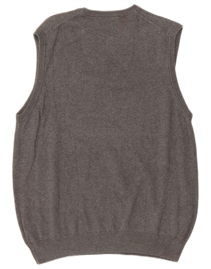 Marks & Spencer Camiseta sin mangas de ajuste regular para hombre de algodón gris medio
