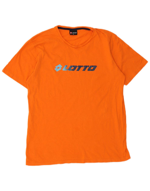 Lotto Camiseta Gráfica Hombre Top XL Naranja Algodón