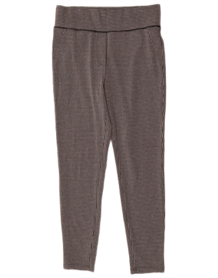 Marks & Spencer Leggings para mujer UK 44 Poliéster de pata de gallo gris grande