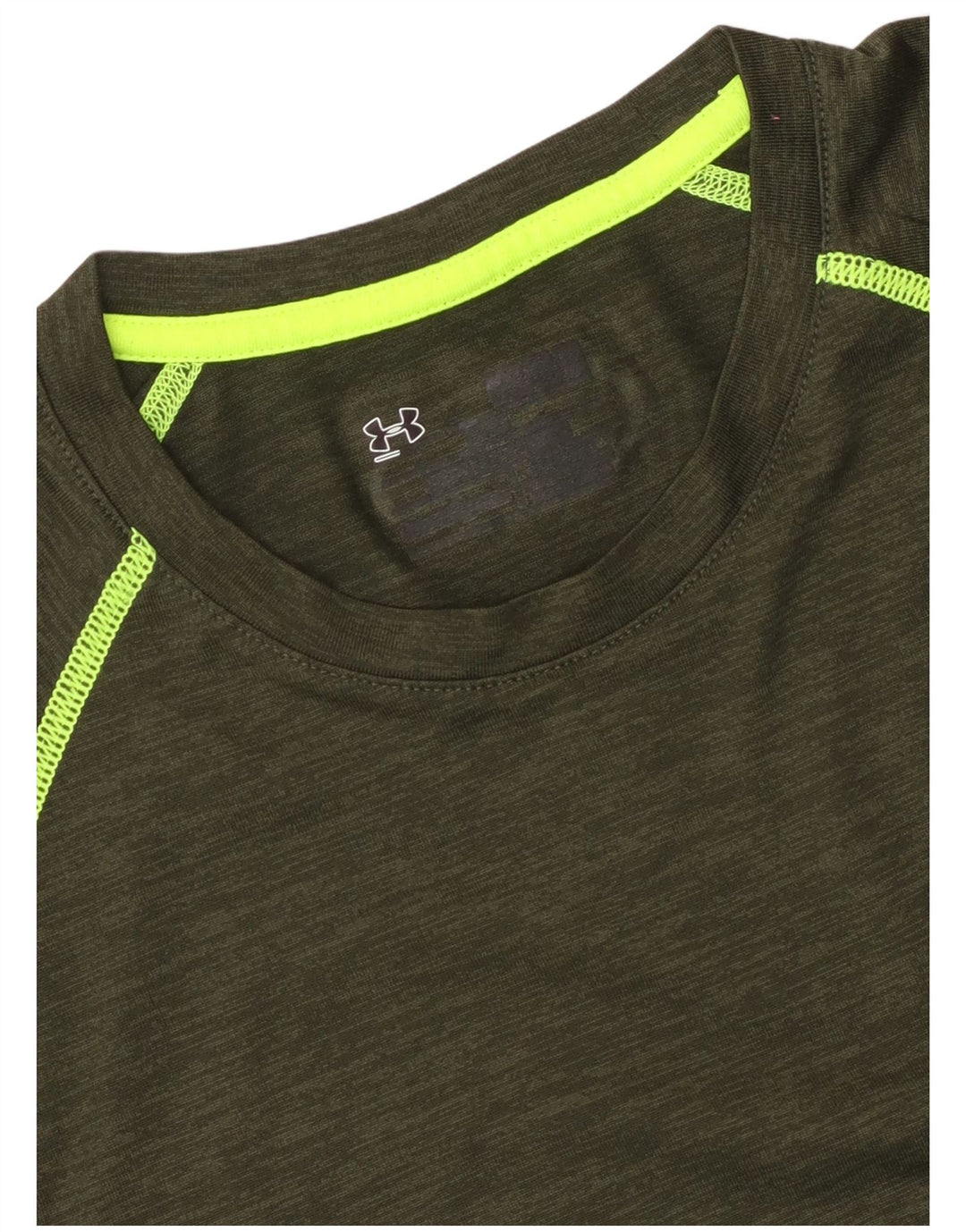 UNDER ARMOUR Camiseta para hombre Top grande caqui moteado