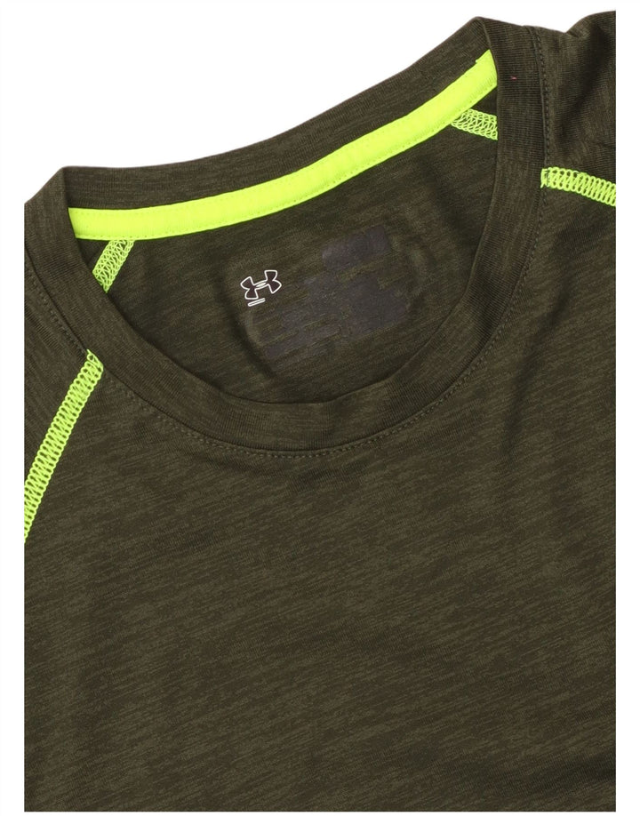 UNDER ARMOUR Camiseta para hombre Top grande caqui moteado
