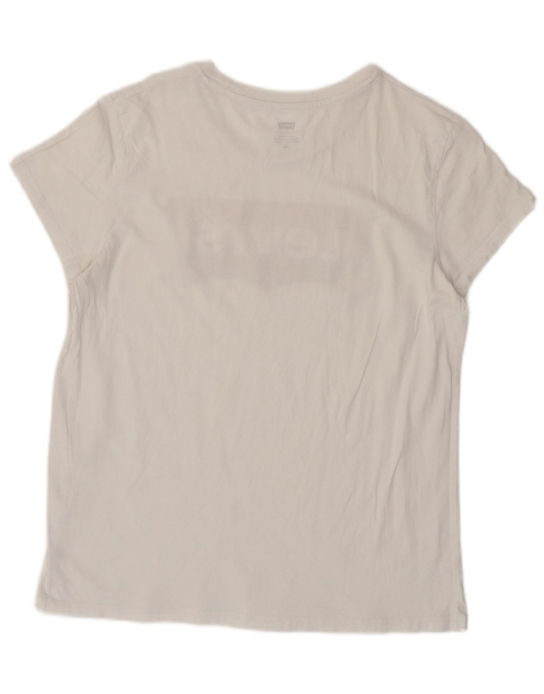 LEVI'S Camiseta gráfica para mujer Top UK 46 Large White