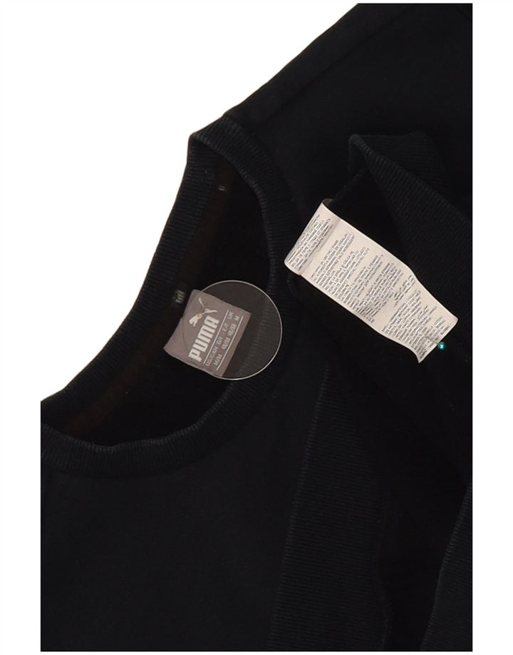 Puma Hombre Sudadera Gráfica Jumper Medium Azul Marino Algodón