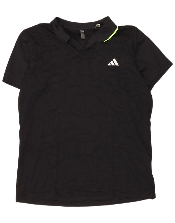 Adidas Hombre Aeroready Polo XL Negro Poliéster