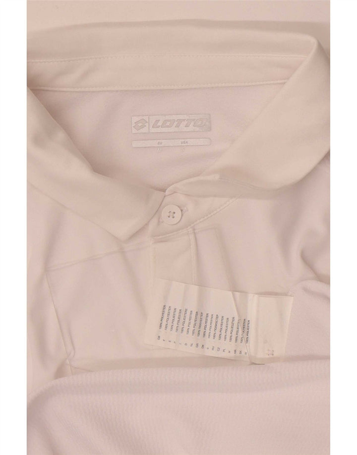 Polo Lotto Hombre Poliéster Blanco Mediano