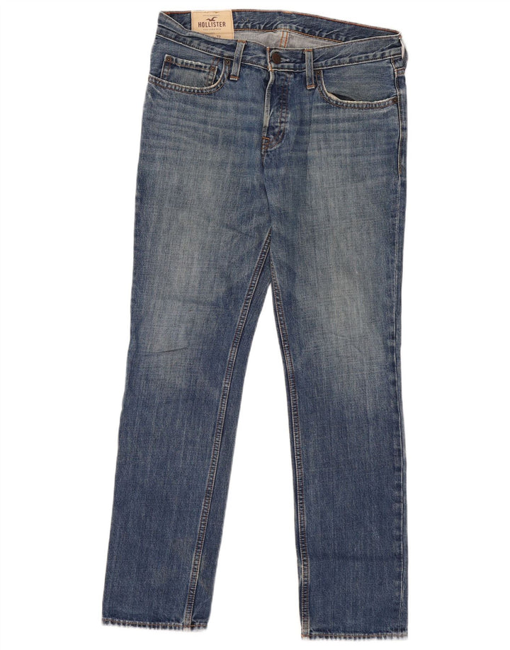 Vaqueros Hollister Hombre Slim W32 L32 Algodón Azul