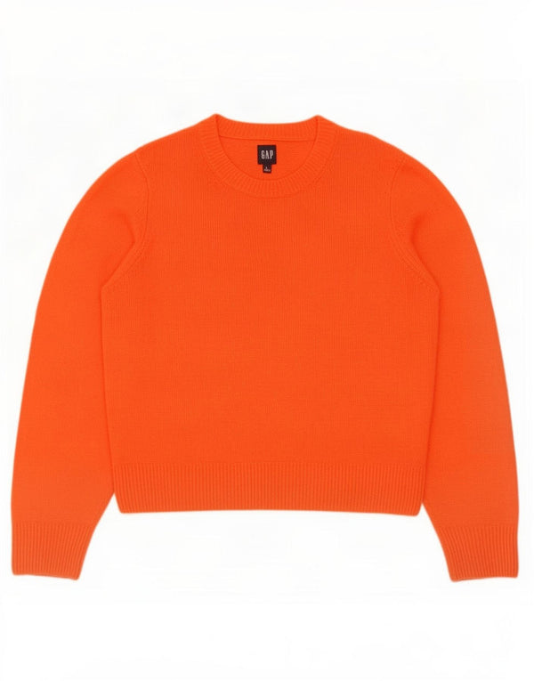 Gap Jersey extragrande con cuello redondo para mujer UK 46 Algodón naranja grande