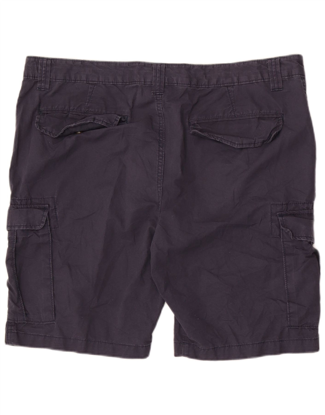 Marks & Spencer Pantalones cortos tipo cargo para hombre W40 XL Algodón azul marino