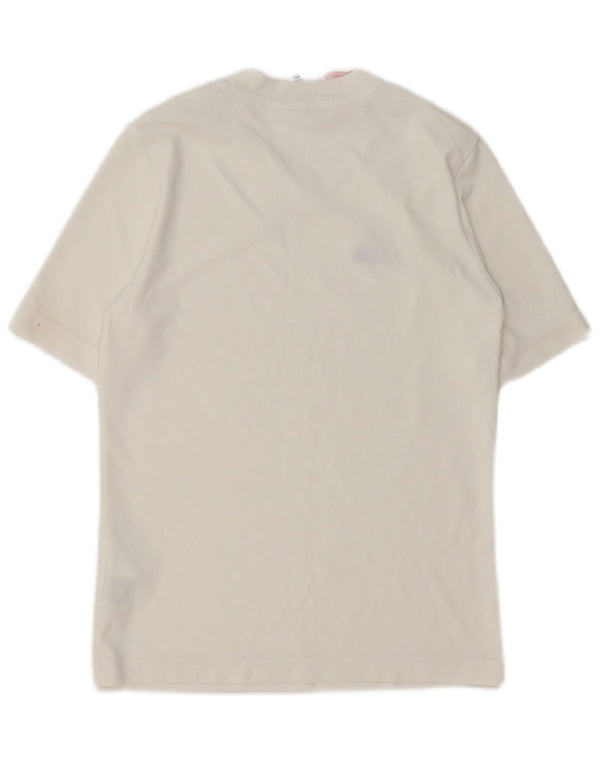Adidas Boys Aeroready Camiseta Top 11-12 años Blanco Poliéster
