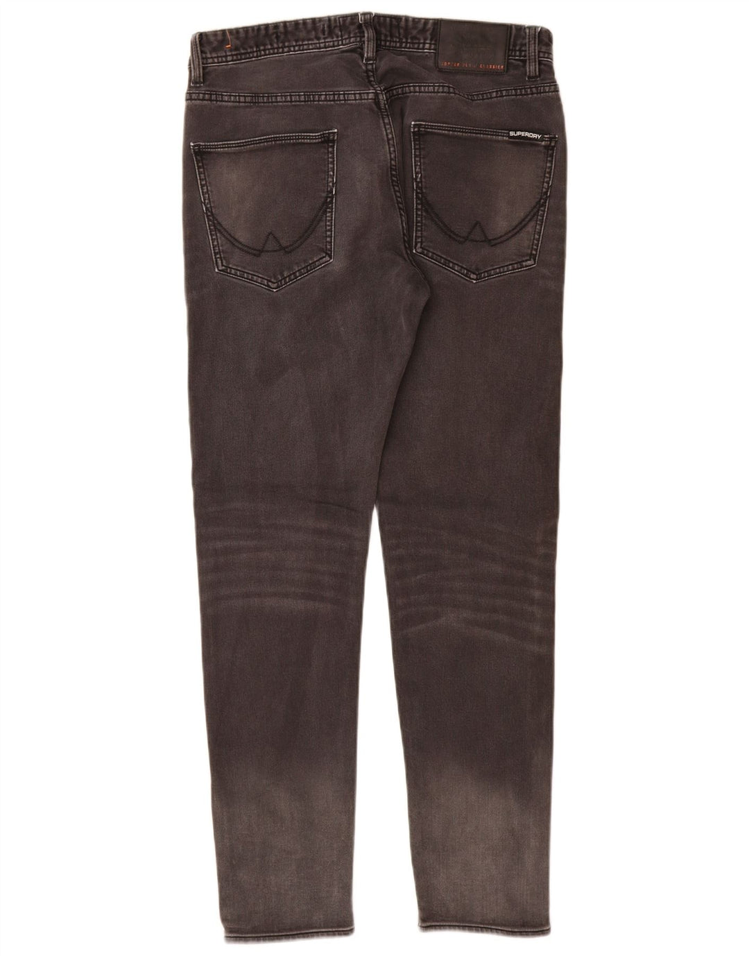 Superdry Vaqueros ajustados Wilson para hombre W32 L30 Algodón gris