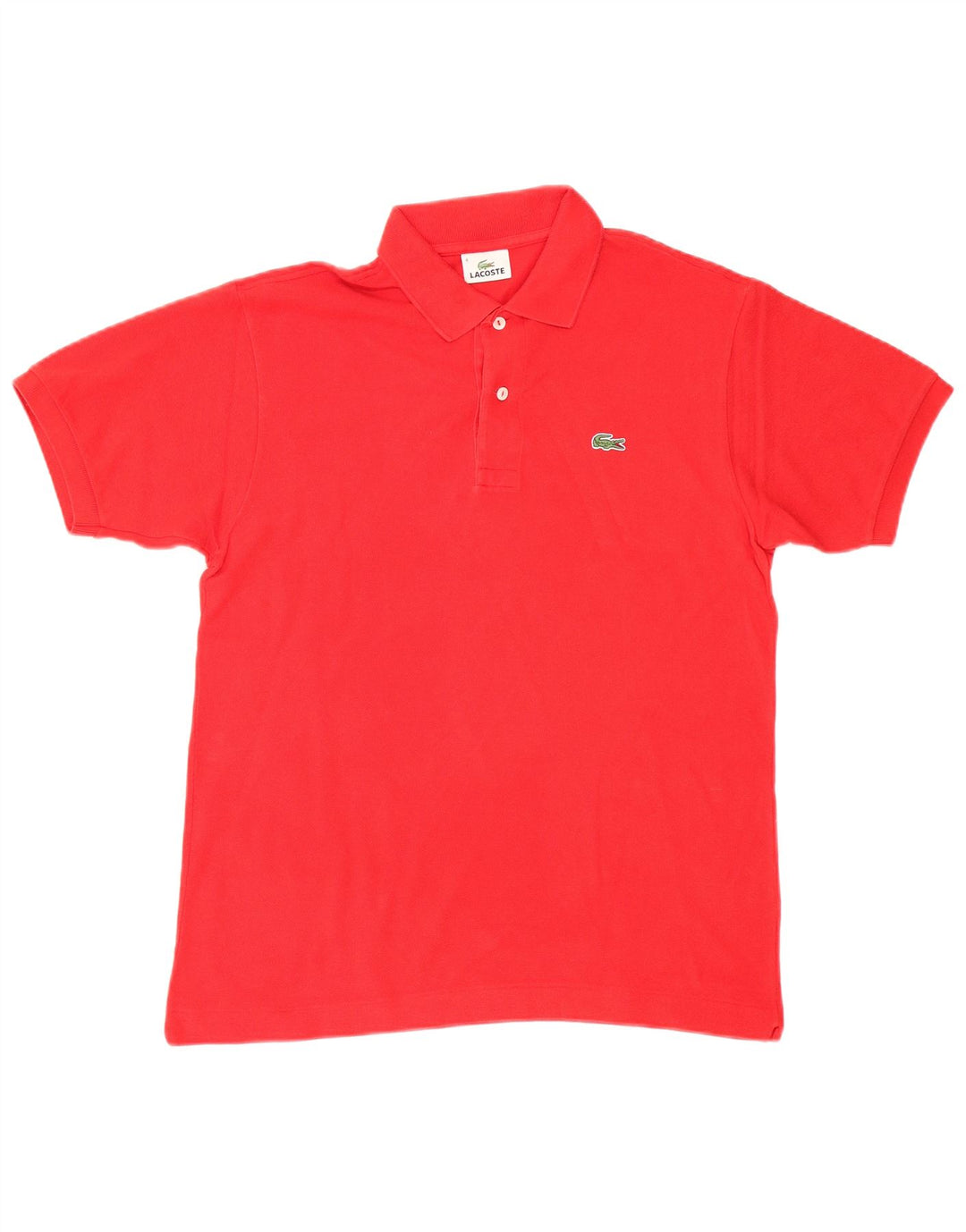 LACOSTE Polo para hombre talla 4 mediano rojo