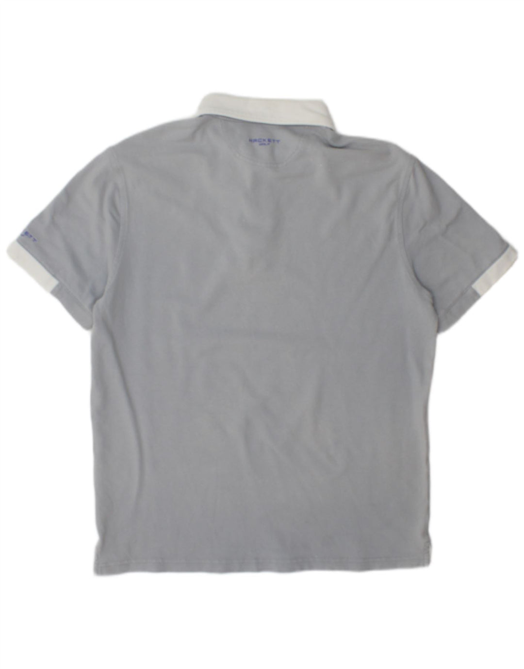 Hackett Polo de golf para hombre de algodón gris grande