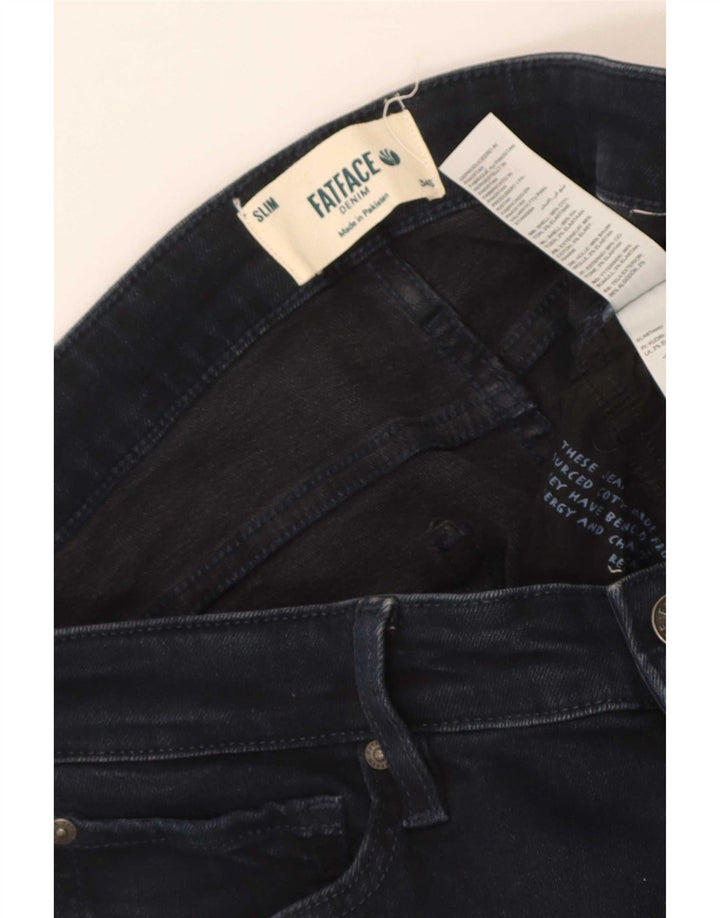 Vaqueros ajustados para hombre Fat Face W34 L29 Algodón azul marino