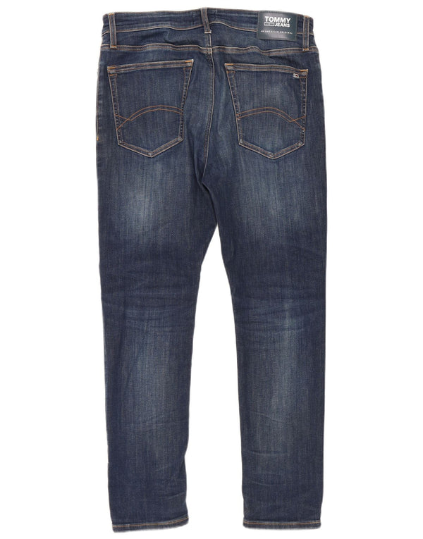 Tommy Hilfiger Vaqueros pitillo Ryan para hombre W34 L30 Algodón azul marino