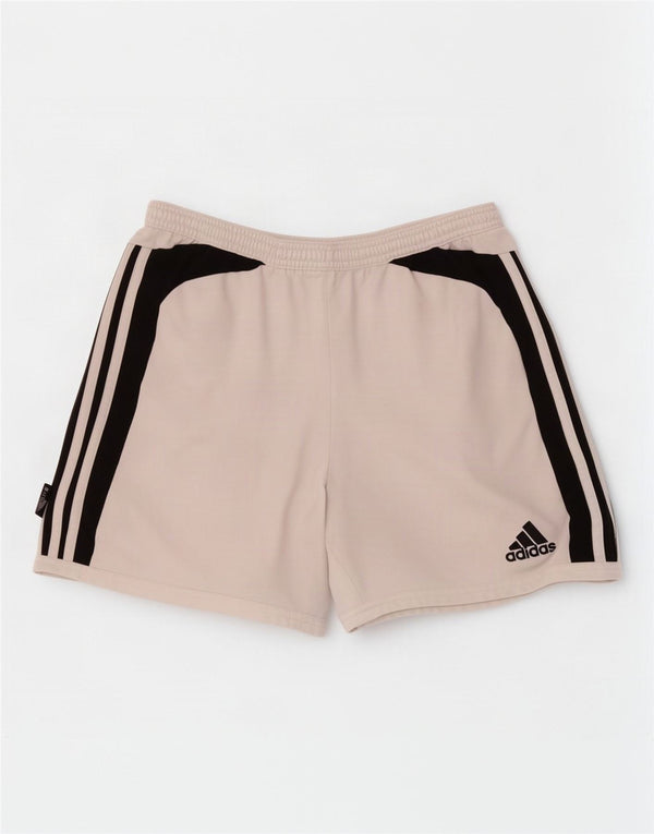 Adidas Mens Climalite Sport Shorts Grande Blanco Colorblock Poliéster