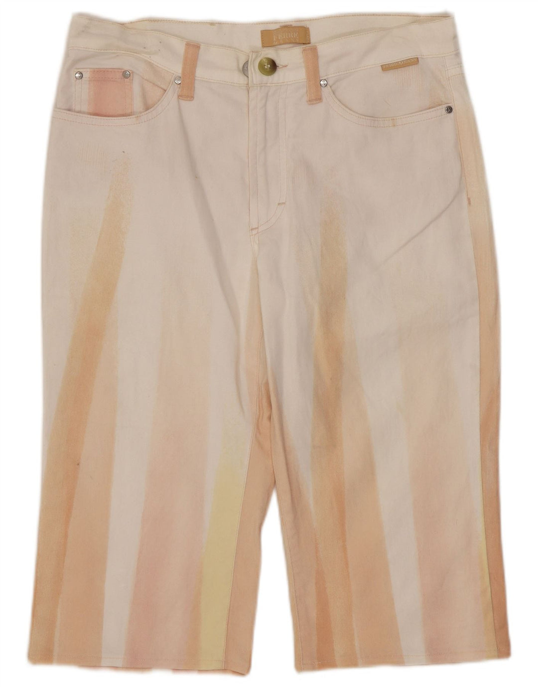 Bermudas vaqueras para mujer Gianfranco Ferre W28 Medium White Colourblock