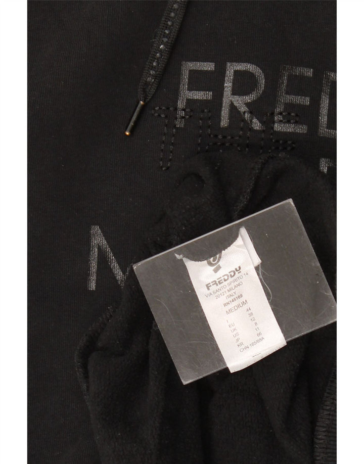 Freddy Sudadera Gráfica para Mujer Jersey UK 44 Mediano Algodón Negro