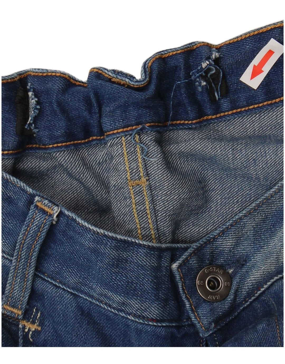 Vaqueros rectos para hombre G-Star W36 L36 Algodón azul