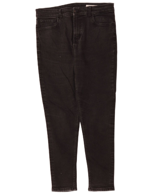 Marks & Spencer Jeans ajustados para mujer UK 14 Large W32 L26 Algodón negro